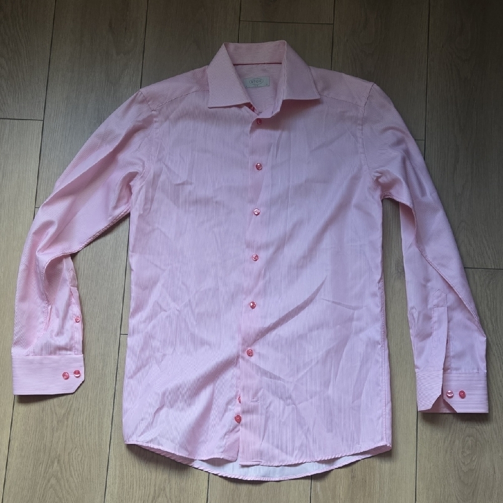 NWOT ETON Cambridge Slim Dress Shirt Sz 38  15